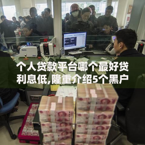 个人贷款平台哪个最好贷利息低,隆重介绍5个黑户下款的口子还