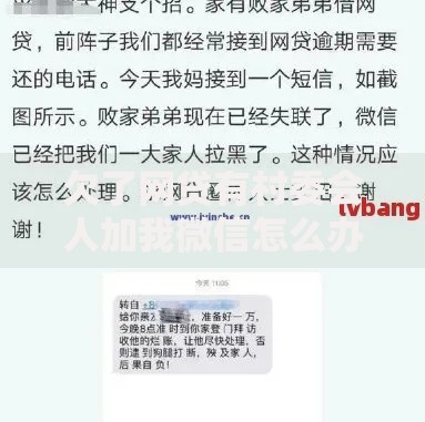欠了网贷有村委会人加我微信怎么办？真相解析与应对策略