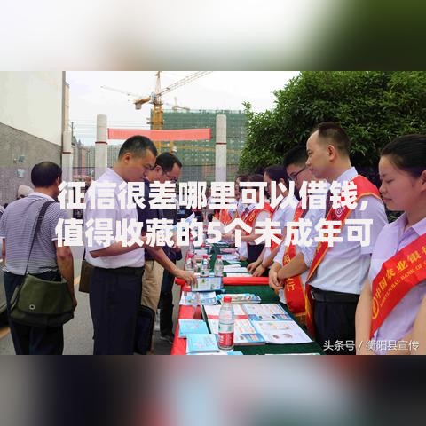 征信很差哪里可以借钱,值得收藏的5个未成年可以贷款的平台