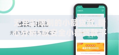 无年龄限制的小额贷款,精心分析5款安全小额贷款平台