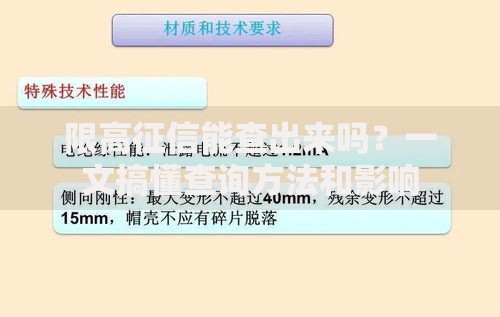 限高征信能查出来吗？一文搞懂查询方法和影响