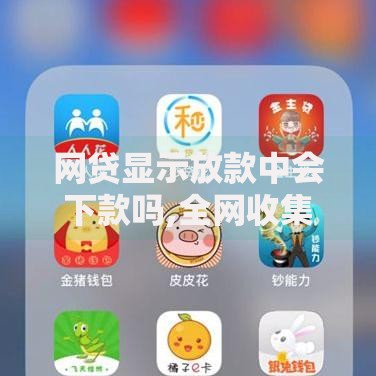 网贷显示放款中会下款吗,全网收集5个2025高炮口子秒下款免审核