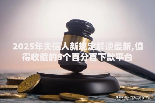 2025年失信人新规定解读最新,值得收藏的5个百分百下款平台