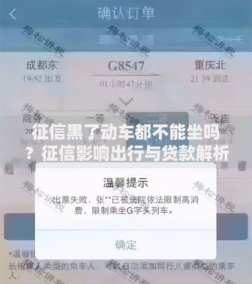征信黑了动车都不能坐吗？征信影响出行与贷款解析