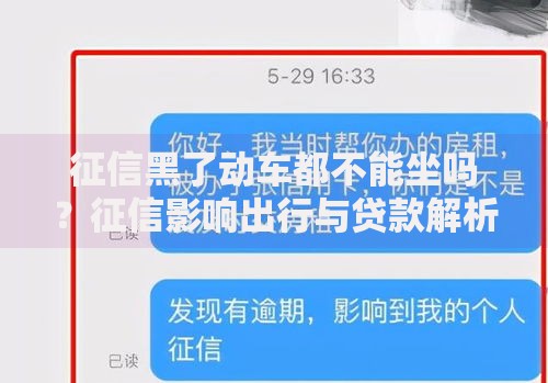 征信黑了动车都不能坐吗？征信影响出行与贷款解析