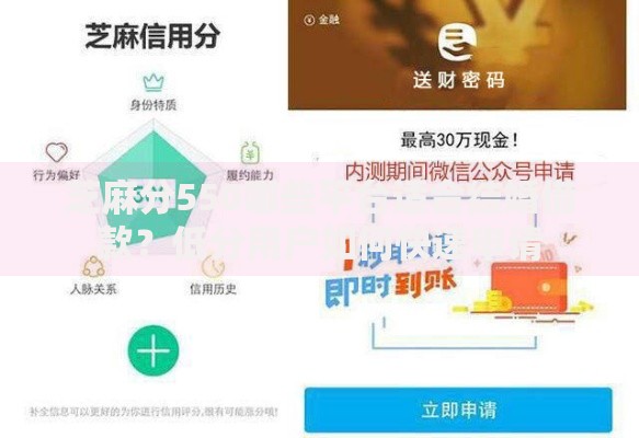 芝麻分550哪些平台适合结婚借款？低分用户如何快速申请