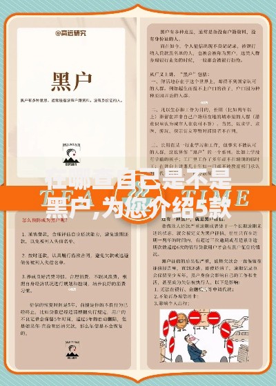 在哪查自己是不是黑户,为您介绍5款信用好的贷款平台