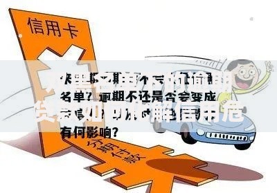 双黑名单下的逾期贷款如何化解信用危机