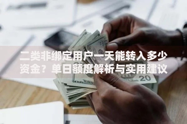 二类非绑定用户一天能转入多少资金？单日额度解析与实用建议