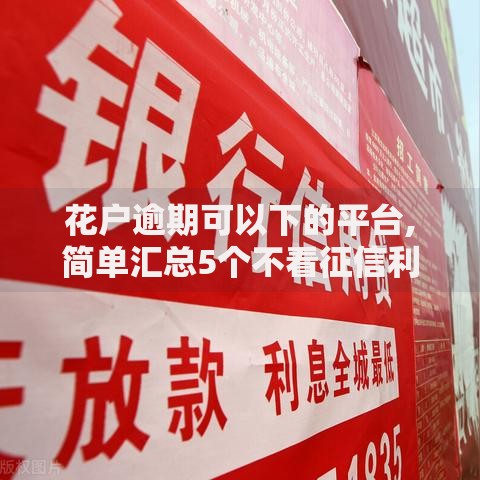 花户逾期可以下的平台,简单汇总5个不看征信利息低的正规网贷平台