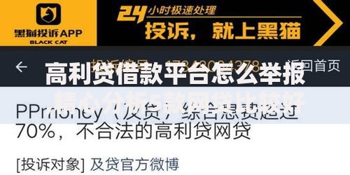 高利贷借款平台怎么举报,精心分析5款网贷比较好的平台