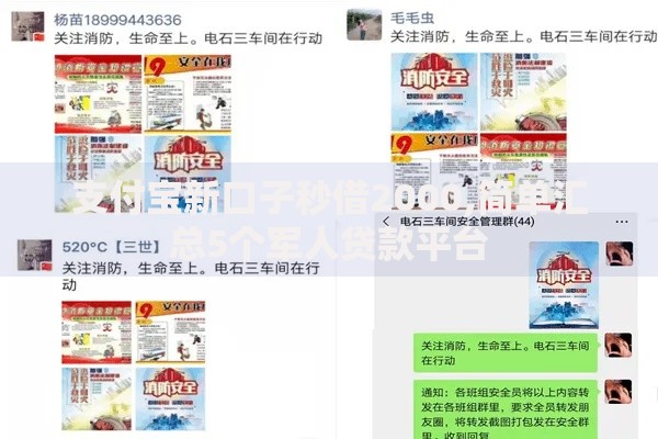 支付宝新口子秒借2000,简单汇总5个军人贷款平台
