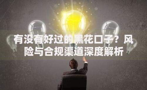 有没有好过的黑花口子？风险与合规渠道深度解析