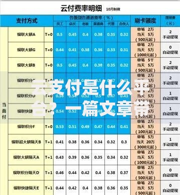 云支付是什么平台？一篇文章带你摸透它的玩法与优缺点