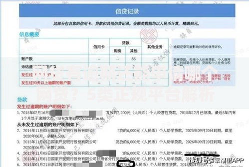 网贷有逾期还能申请哪个网贷？5类正规平台解析