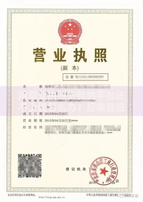 用营业执照贷款的平台还不上钱怎么办？后果及应对方案解析
