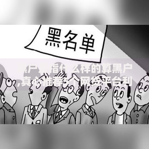 黑户是指什么样的算黑户,真心推荐5个网贷平台利息低