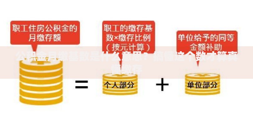 公积金月缴基数是什么意思？搞懂这个数才算真懂缴存