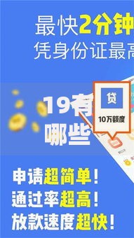 19有哪些口子可以贷款渠道解析及选择指南 19有哪些口子可以贷款渠道解析及选择指南