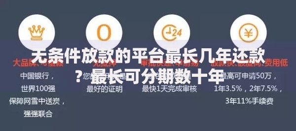 无条件放款的平台最长几年还款?最长可分期数十年 无条件放款的平台最长几年还款?最长可分期数十年
