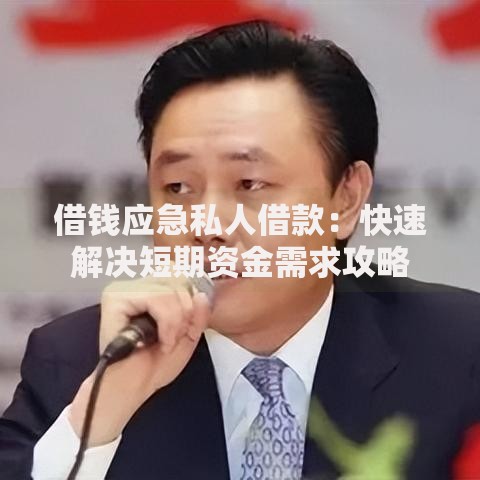 借钱应急私人借款：快速解决短期资金需求攻略