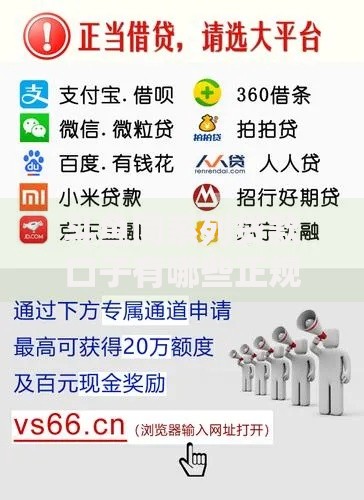斗鱼同系列贷款口子有哪些正规平台可申请