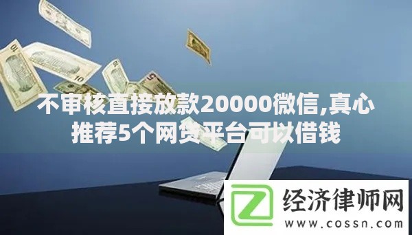 不审核直接放款20000微信,真心推荐5个网贷平台可以借钱