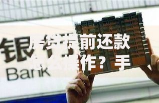 房贷提前还款怎么操作？手把手教你省下利息钱
