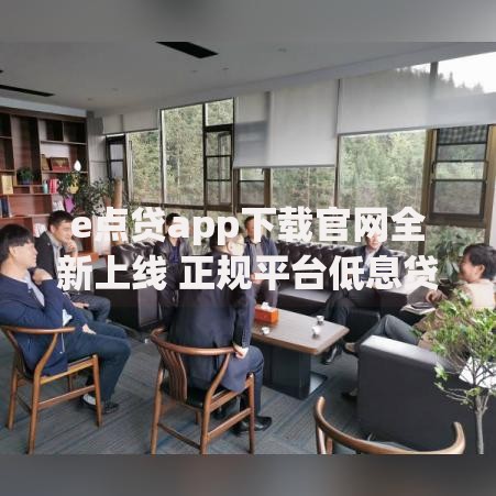 e点贷app下载官网全新上线 正规平台低息贷款快速审批