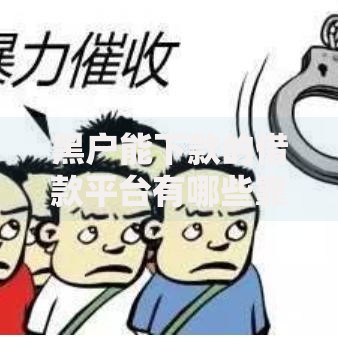 黑户能下款的借款平台有哪些靠谱选择？深度解析安全借贷渠道