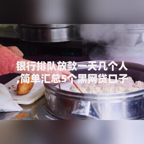 银行排队放款一天几个人,简单汇总5个黑网贷口子大全