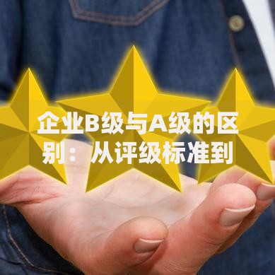 企业B级与A级的区别：从评级标准到实际影响全解析
