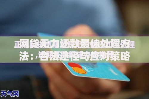 网贷无力还款最佳处理方法：合法途径与应对策略
