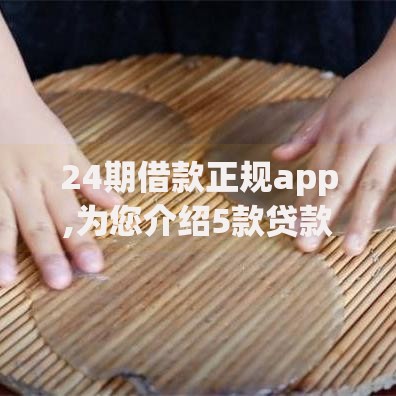24期借款正规app,为您介绍5款贷款秒下的口子