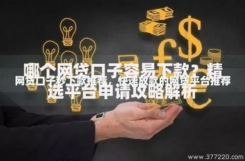 哪个网贷口子容易下款？精选平台申请攻略解析