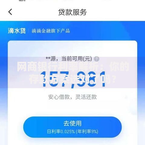网商银行利率解析：你的存款方案选对了吗？