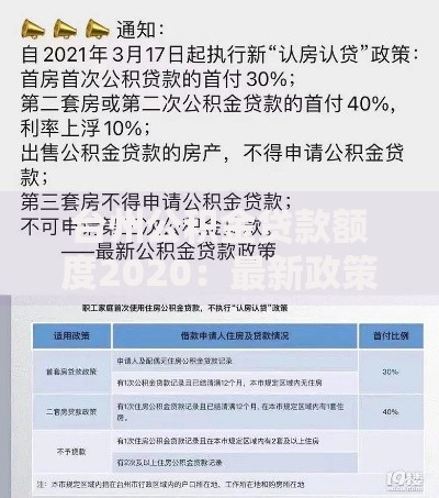 台州公积金贷款额度2020：最新政策与申请攻略
