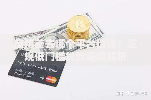 信用差去哪个平台借钱？正规低门槛贷款渠道解析