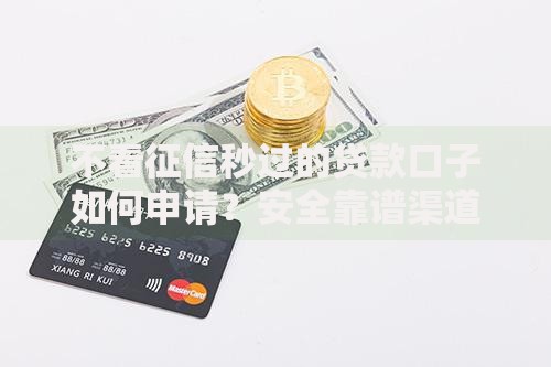 不看征信秒过的贷款口子如何申请？安全靠谱渠道解析