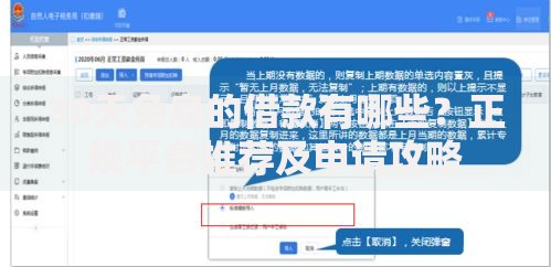 30天免息的借款有哪些？正规平台推荐及申请攻略