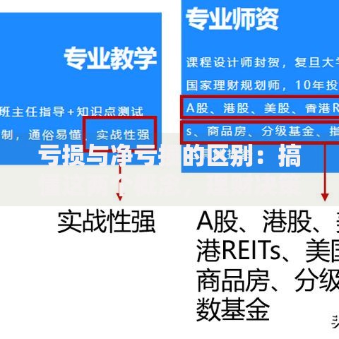 亏损与净亏损的区别：搞懂这两个概念，理财决策不踩坑