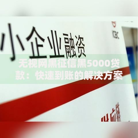 无视网黑征信黑5000贷款：快速到账的解决方案解析