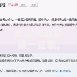逾期还款后果一览表,简单汇总5个被执行人下款口子