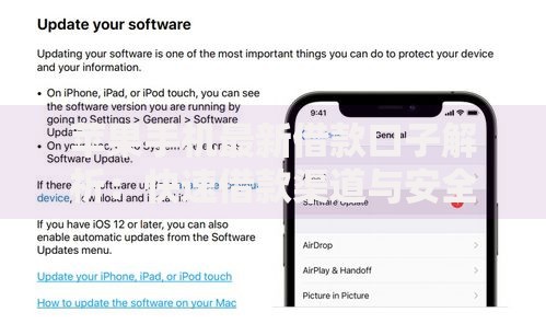 苹果手机最新借款口子解析：快速借款渠道与安全指南