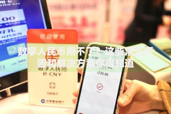 数字人民币用不了？这些常见原因和解决方案你得知道