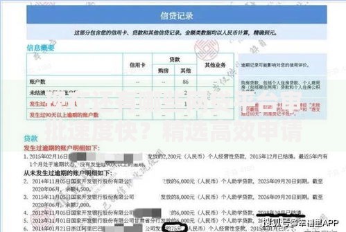 现在还有哪些网贷平台审批速度快？精选高效申请渠道推荐