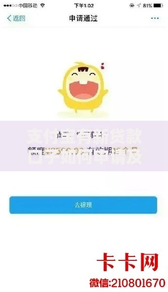 支付宝有新贷款口子如何申请及使用指南