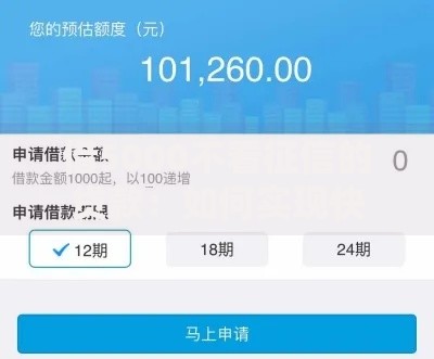 借5000不看征信的贷款：如何实现快速审批到账