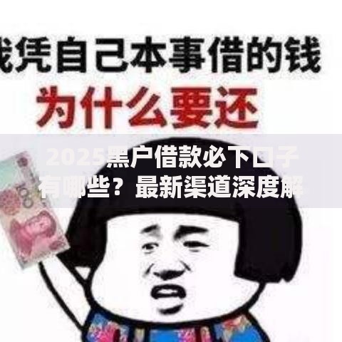2025黑户借款必下口子有哪些？最新渠道深度解析