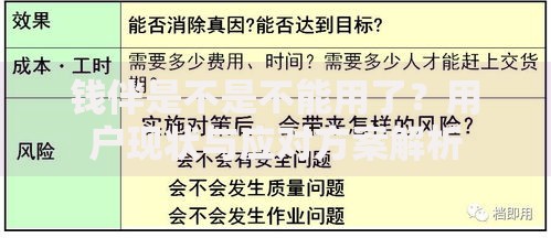 钱伴是不是不能用了？用户现状与应对方案解析